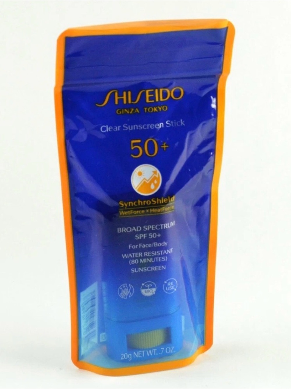 Shiseido Clear Sunscreen Stick SPF 50 For Face & Body - Size 20 g / 0.7 Oz.